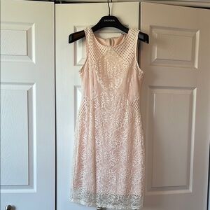 Suzy Shier Pink Halter Sheath Midi Dress